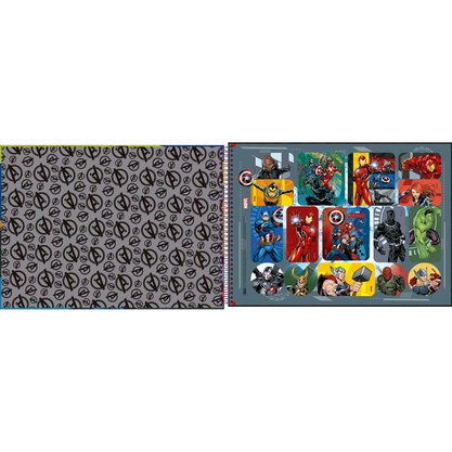 Caderno Desenho Esp CD 80Fls Personagens Avengers Tilibra