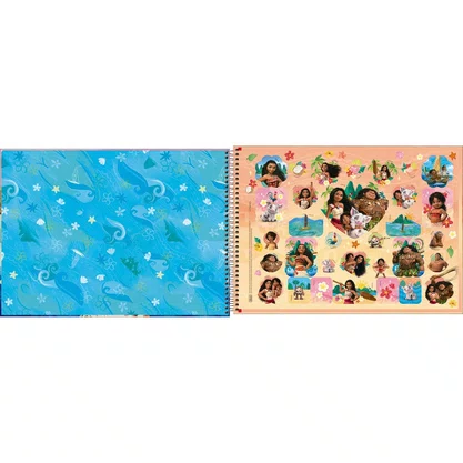 Caderno Desenho Esp CD 80 Fls Rosa Moana 2 Tilibra