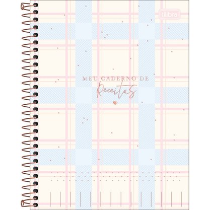 Caderno de Receitas 80 Folhas Azul Soho