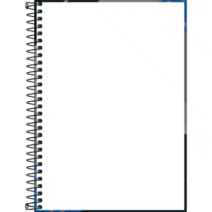 Caderno Espiral 1/4 Capa Dura 200 Folhas Verde Futebol D+ Tilibra
