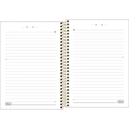 Caderno Espiral 1/4 Capa Dura 80 Folhas Verde Jolie Tilibra