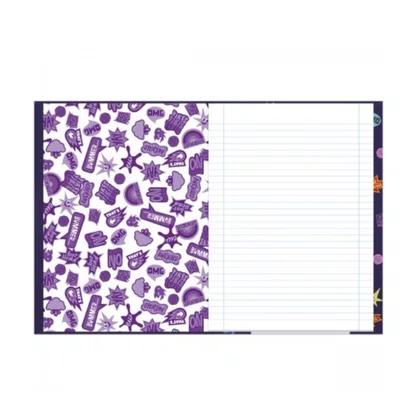 Caderno Espiral Capa Dura 80 Fls Colorido Divertidamente 2 Foroni