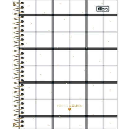Caderno Esp Colegial 80fl Branco West Village Tilibra