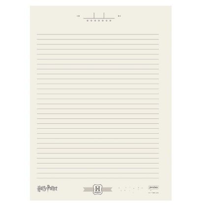 Caderno Espiral Univ CD 96fls Marrom Harry Potter Jandaia