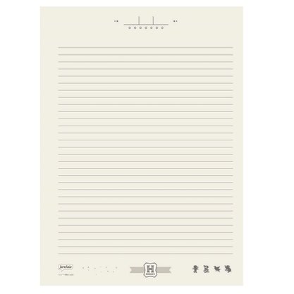 Caderno Espiral Univ CD 96fls Marrom Harry Potter Jandaia