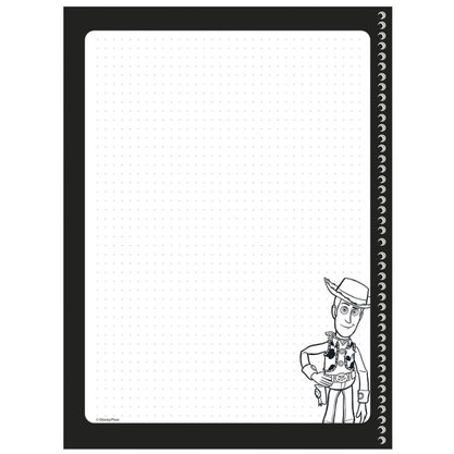Caderno Espiral Universitário 160 Fls Our Fate Lives Within Us Kraft Pixar Animativa