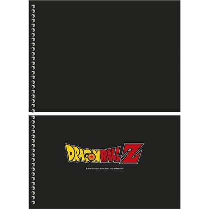 Caderno Espiral Universitário 80 Folhas Verde Goku e Freeza Dragon Ball Z Animativa