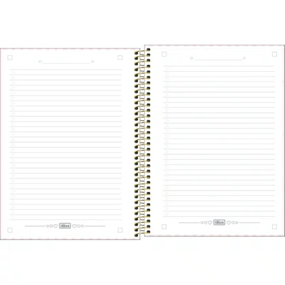 Caderno Espiral Universitário Capa Dura 160 Fls Lilás Jolie Tilibra