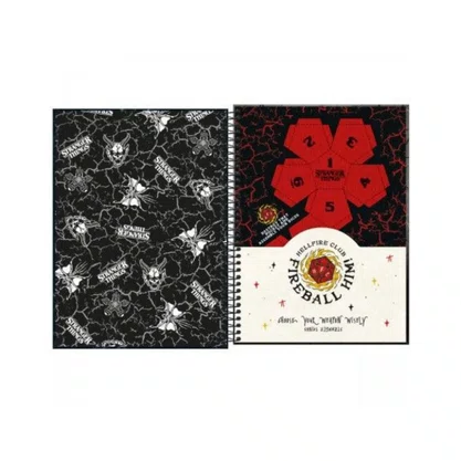 Caderno Esp Univ CD 160Fls Azul Stranger Things Tilibra