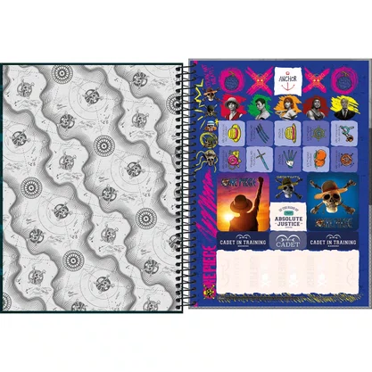Caderno Esp Univ CD 160Fls Luffy One Piece Tilibra