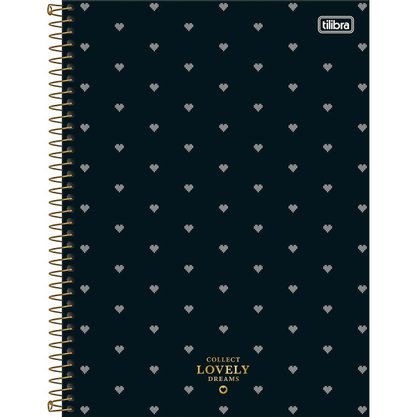 Caderno Esp Univ CD 192Fls Corações West Village Tilibra