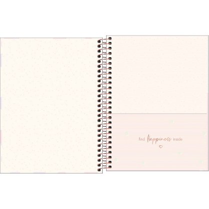 Caderno Esp Univ CD 80 Fls Rosa Bolinha Soho Tilibra