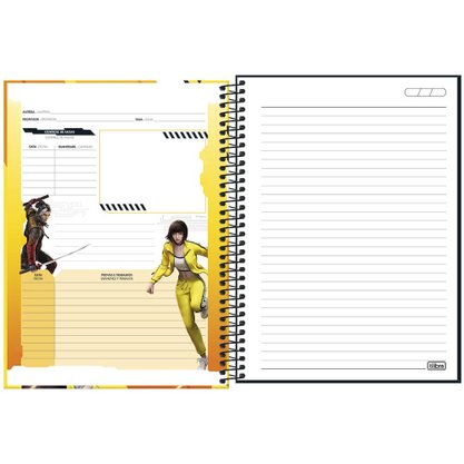 Caderno Esp Univ CD 80 Fls Vermelho Free Fire Tilibra