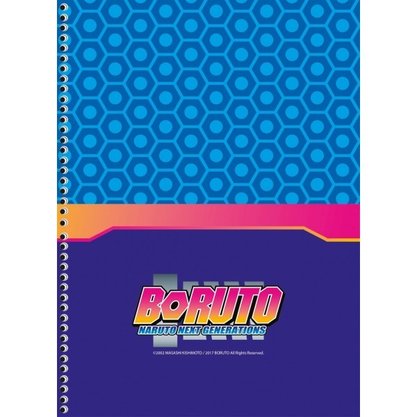 Caderno Espiral Univ CD 80fls Amarelo Boruto São Domingos