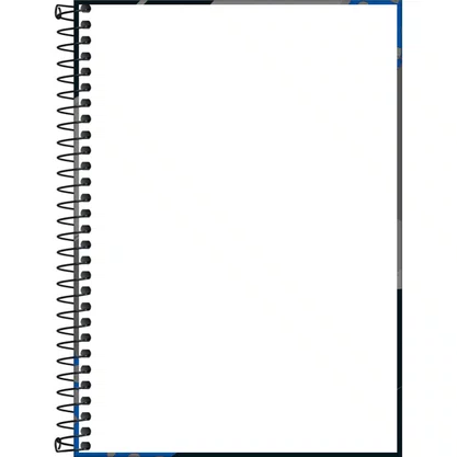 Caderno Espiral Universitário Capa Dura 96 Fls Azul Gatos D+ Tilibra