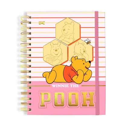 Caderno Inteligente Smart Urso Pooh Colegial 80 Folhas 90g 177x240mm Ref. 4494 DAC