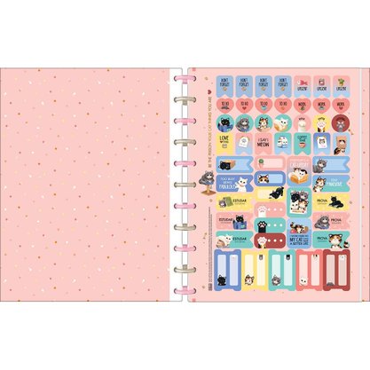Caderno Inteligente Tilidisco Univ 160Fls Purrfect Cat Tilibra