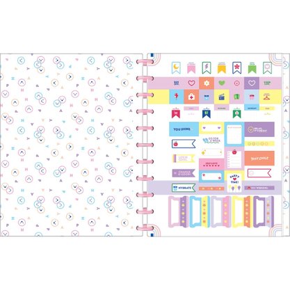 Caderno Inteligente Tilidisco Univ 80 Fls Happy Tilibra