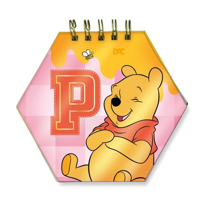 Caderno Mini Ficheiro Smart Pooh 80 Folhas 90g 160x138mm Ref. 4500 DAC