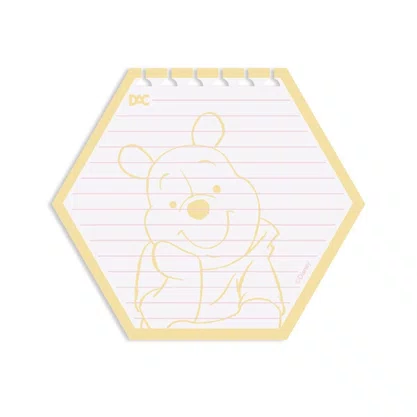 Caderno Mini Ficheiro Smart Pooh 80 Folhas 90g 160x138mm Ref. 4500 DAC