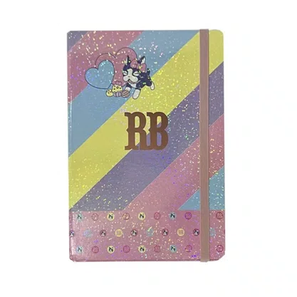 Caderno Notas Rebecca Bonbon Sortido CD 15x21cm 80Fls 80g c/ Elástico Sky Paper