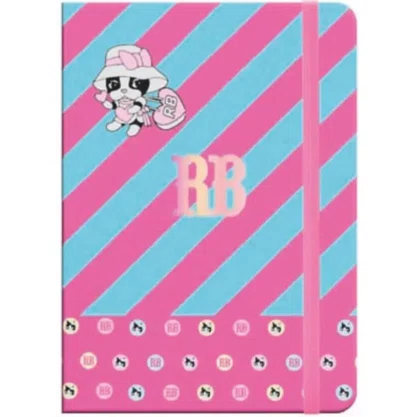 Caderno Notas Rebecca Bonbon Sortido CD 15x21cm 80Fls 80g c/ Elástico Sky Paper