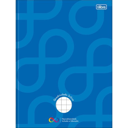 Caderno Quadr 2x2 Broch Univ CD 40Fls NeuroTilibra