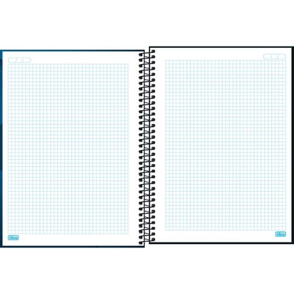 Caderno Quadr 5 x5 Esp Univ CD 96Fls Zip Tilibra
