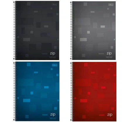 Caderno Quadr 7x7 Esp Univ CD 80Fls Zip Tilibra