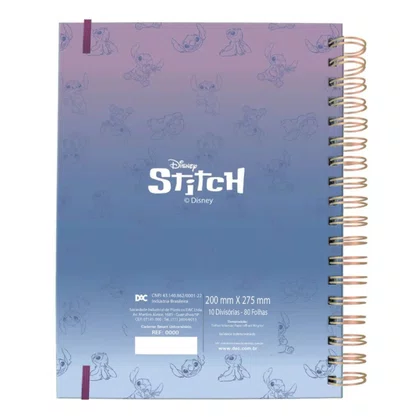 Caderno Smart Universitário 80 Fls Stitch DAC
