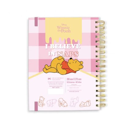 Caderno Smart Universitário 80 Fls Ursinho Pooh DAC