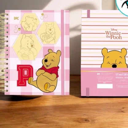 Caderno Smart Universitário 80 Fls Ursinho Pooh DAC
