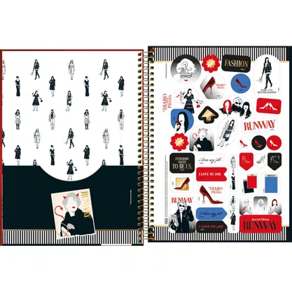 Caderno Universitário 160 Fls Amarelo O Diabo Veste Prada Tilibra