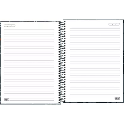 Caderno Universitário 80 folhas Laranja Pepper Tilibra