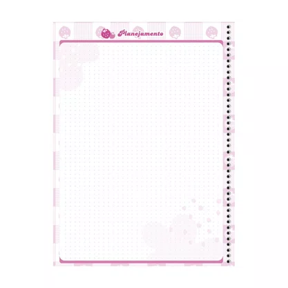 Caderno Universitário 80 Folhas Pink Be The Berry Moranguinho Animativa