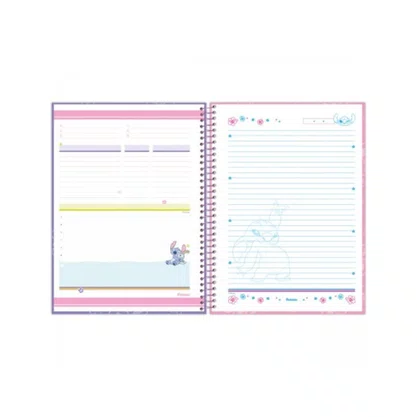 Caderno Universitário Capa Dura 160 Folhas Preto The Original Alice Animativa