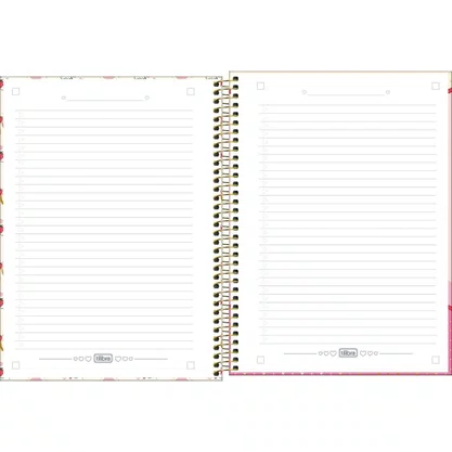 Caderno Univ CD Be Berry Rosa Morangos 80 Fls Tilibra