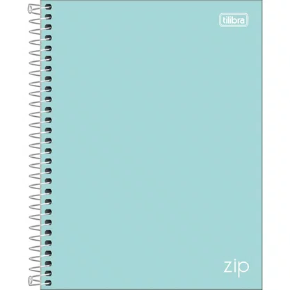 Caderno Universitário Cores 160 Folhas Verde Zip Tilibra