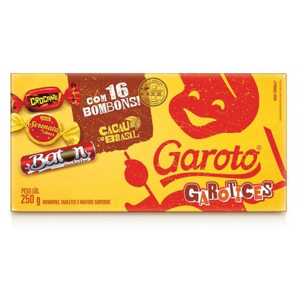 Caixa De Bombom Sortidos 250G Garoto