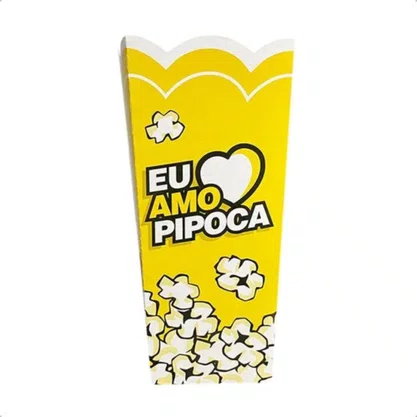 Caixa de Pipoca Impressa Tamanho G Unidade