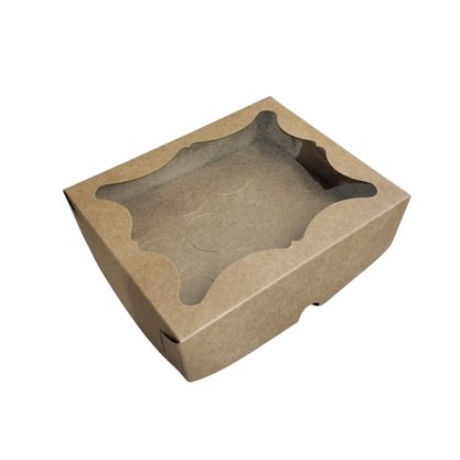 Caixa para 12 Doces Sem Visor Kraft Unidade Conceito