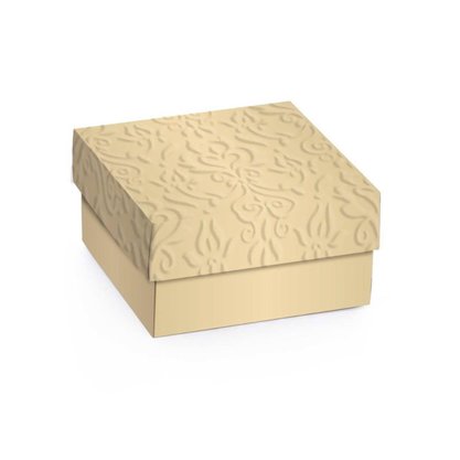 Caixa Presente Cromus Relevo Ouro