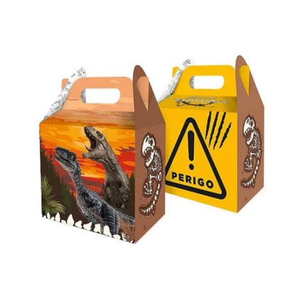Caixa Surpresa Reino dos Dinossauros 8 unid Regina