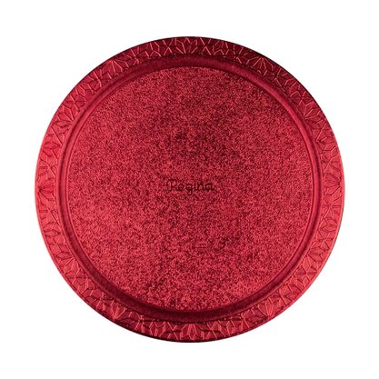 Cake Board Redonda Vermelho 28cm Regina
