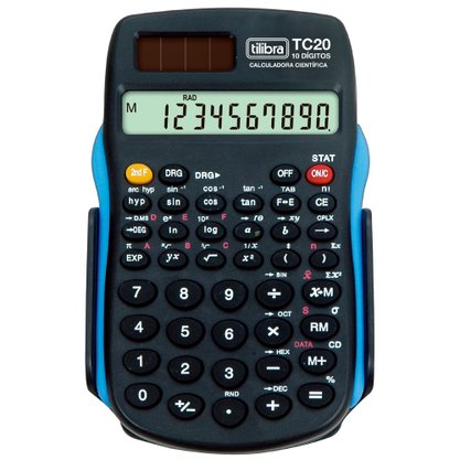 Calculadora Científica 56 Funções Preta TC20 Tilibra