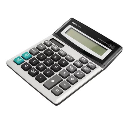 Calculadora de Mesa 12 Dígitos Cinza B3440 Bazze
