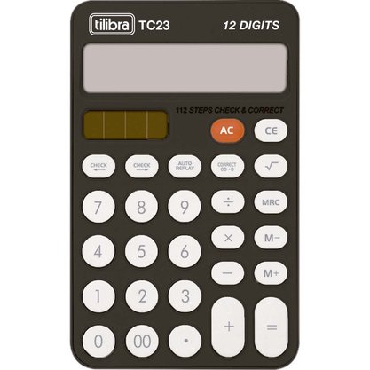 Calculadora Tilibra Tc 23 Preta 12 Digitos