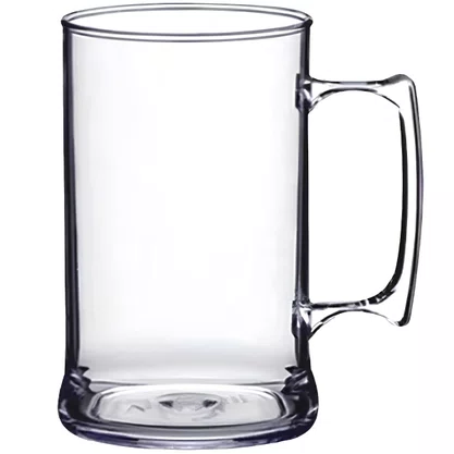 Caneca Chopp Acrílica Transparente 350ml Massari LB1301