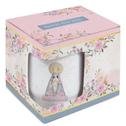 Caneca Nossa Senhora Rogai por Nós 330 ml Cromus