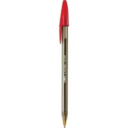 Caneta BIC Cristal 1,6 mm Vermelha Bold
